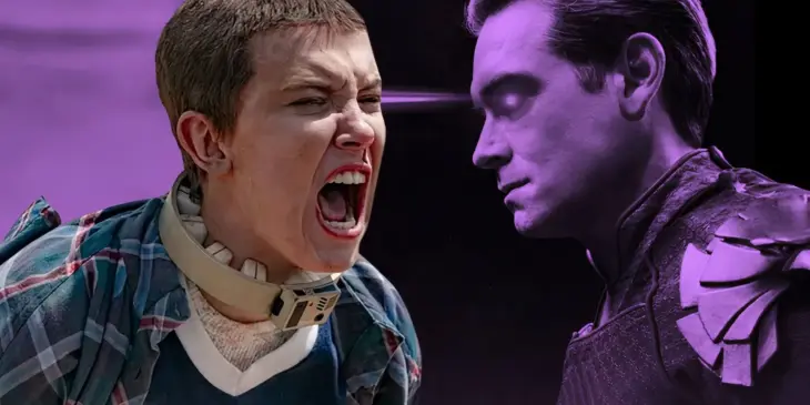 Millie Bobby Brown em Stranger Things e Antony Starr em The Boys