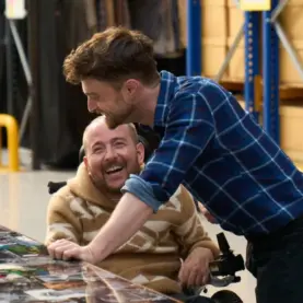 David Holmes e Daniel Radcliffe, de Harry Potter