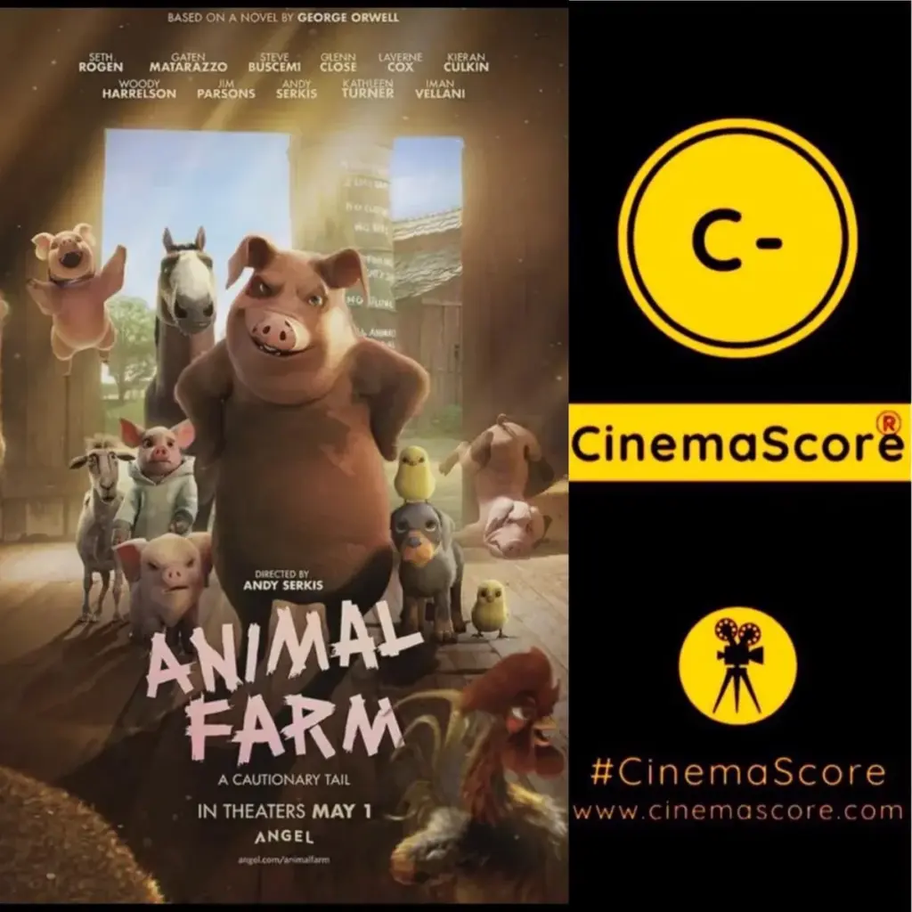 Nota de A Revolução dos Bichos no CinemaScore