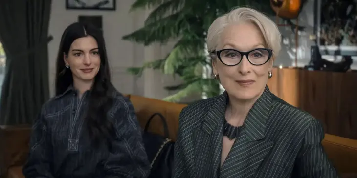 Anne Hathaway e Meryl Streep em O Diabo Veste Prada 2