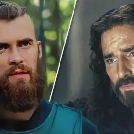 Jaakko Ohtonen em O Último Reino e Jim Caviezel em A Paixão de Cristo