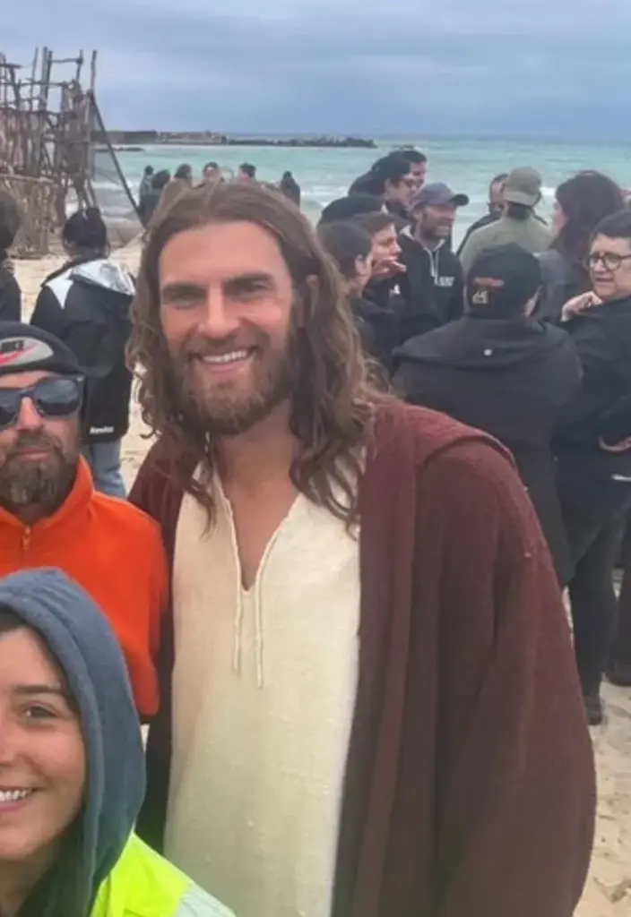 Jaakko Ohtonen como Jesus em A Ressurreição de Cristo, de Mel Gibson