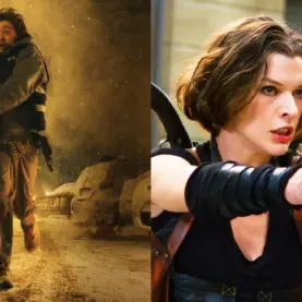 As versões de Resident Evil com Austin Abrams e Milla Jovovich