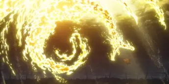 Chegada do Qifrey em cena do Episódio 5 de Witch Hat Atelier