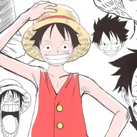 Design de Luffy em The One Piece