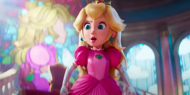 Princesa Peach na franquia de animação Super Mario