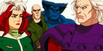 Vampira, Professor X, Fera e Magneto em X-Men '97