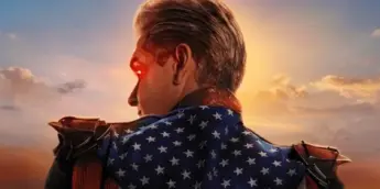 Capitão Pátria usando visão de calor em The Boys