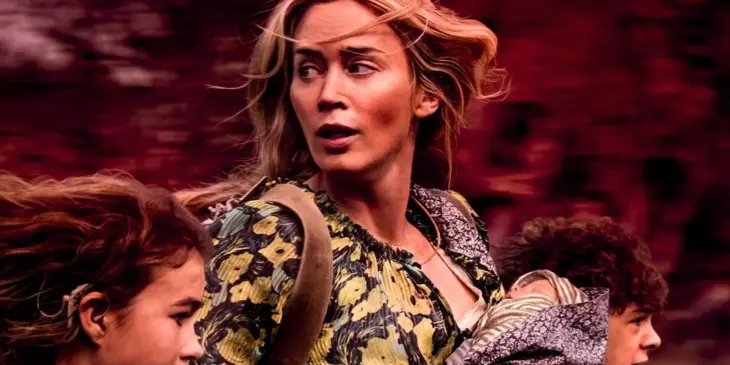 Emily Blunt em fuga em Um Lugar Silencioso