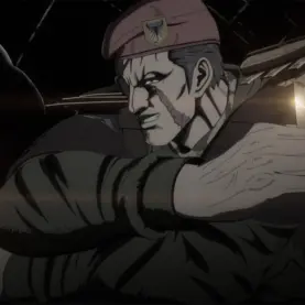 Coronel em cena do Episódio 7 de Hokuto no Ken