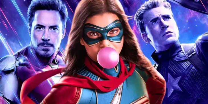 Ms. Marvel e protagonistas de Vingadores Doutor Destino