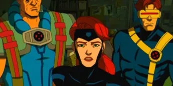 Cable, Jean Grey e Ciclope em X-Men '97