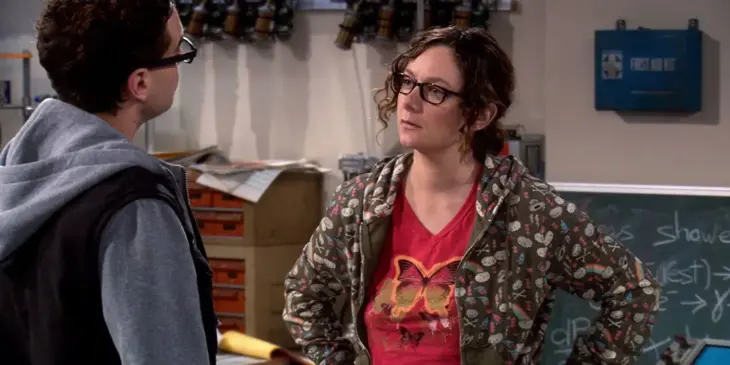 Sara Gilbert em The Big Bang Theory