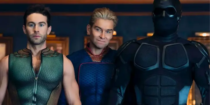 Profundo, Capitão Pátria e Black Noir em The Boys
