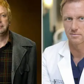 Arthur Weasley de Harry Potter e o ator Kevin McKidd na série Grey's Anatomy