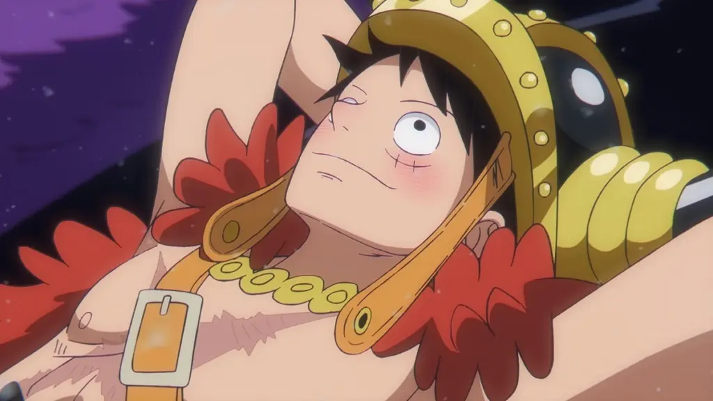 Luffy em cena do Episódio 1.161 de One Piece