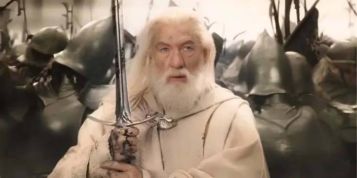 Gandalf em guerra em O Senhor dos Anéis
