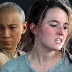 Lev e Abby em The Last of Us
