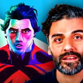 Oscar Isaac, a voz de Miguel O'Hara, o Homem-Aranha 2099, na franquia de animação Aranhaverso