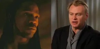 Travis Scott em A Odisseia e o seu diretor, Christopher Nolan