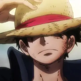 Monkey D. Luffy em cena de One Piece