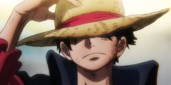 Monkey D. Luffy em cena de One Piece