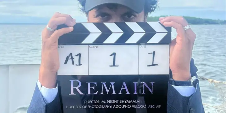 M. Night Shyamalan nos bastidores de Remain, o seu próximo filme