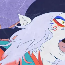 Boticário em cena de Mononoke O Filme: Capítulo III – O Deus Serpente