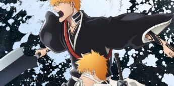 Ichigo em pôster do Arco do Shinigami Substituto Desaparecido no anime clássico de Bleach