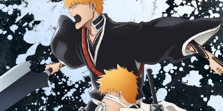 Ichigo em pôster do Arco do Shinigami Substituto Desaparecido no anime clássico de Bleach