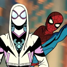 Spider-Gwen de Seu Amigão da Vizinhança Homem-Aranha