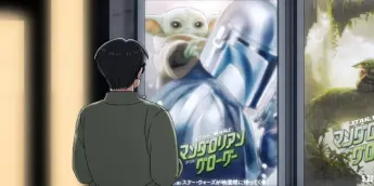 Comercial em anime do legado de Star Wars