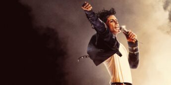 Jaafar Jackson como Michael Jackson na cinebiografia Michael