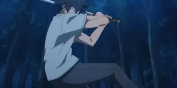 Jiro Azuma em cena de Black Torch