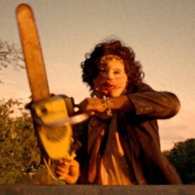 Leatherface em O Massacre da Serra Elétrica