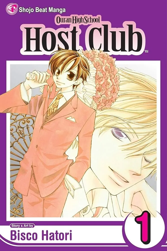 Capa do Volume 1 de Colégio Ouran Host Club