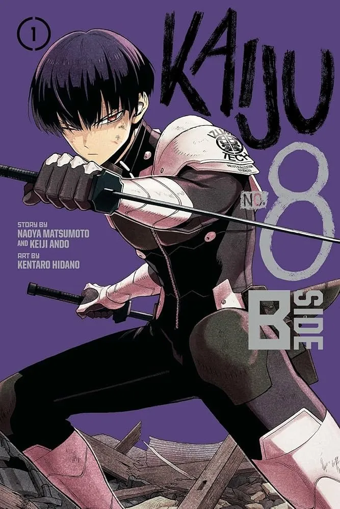 Capa do Volume 1 de Kaiju No. 8 B-Side