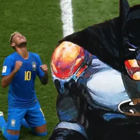 Batman estampa capa da Bíblia de Neymar; Veja