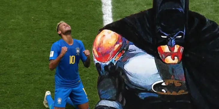 Batman estampa capa da Bíblia de Neymar; Veja