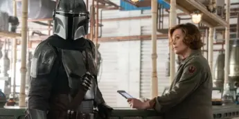 Sigourney Weaver atuando em O Mandaloriano e Grogu
