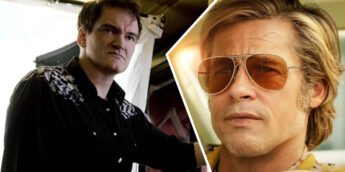 O diretor Quentin Tarantino e o astro Brad Pitt