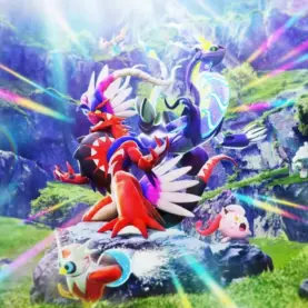 Koraidon EX e Miraidon EX em Pokémon Estampas Ilustradas Pocket