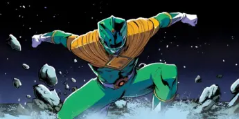 Tommy Oliver com traje verde em Power Rangers