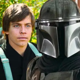 Luke Skywalker e O Mandaloriano e Grogu