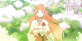 Hinagiku, a Agente da Primavera, em cena de Agents of the Four Seasons: Dance of Spring