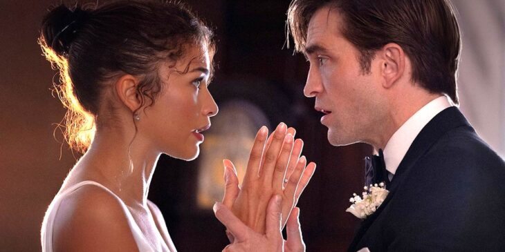 Zendaya e Robert Pattinson em O Drama