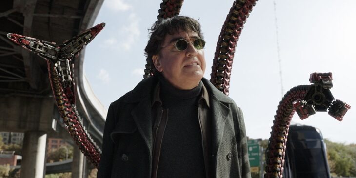 Alfred Molina como o Doutor Octopus em Homem-Aranha: Sem Volta Para Casa