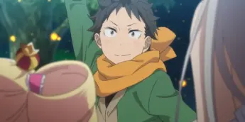 Subaru em cena do Episódio 74 de Re:ZERO -Starting Life In Another World-