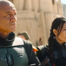 Temuera Morrison e Ming-Na Wen em O Livro de Boba Fett