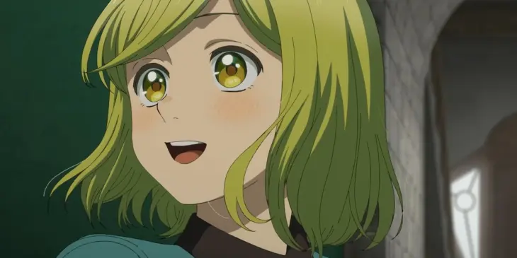 Coco em cena de Witch Hat Atelier